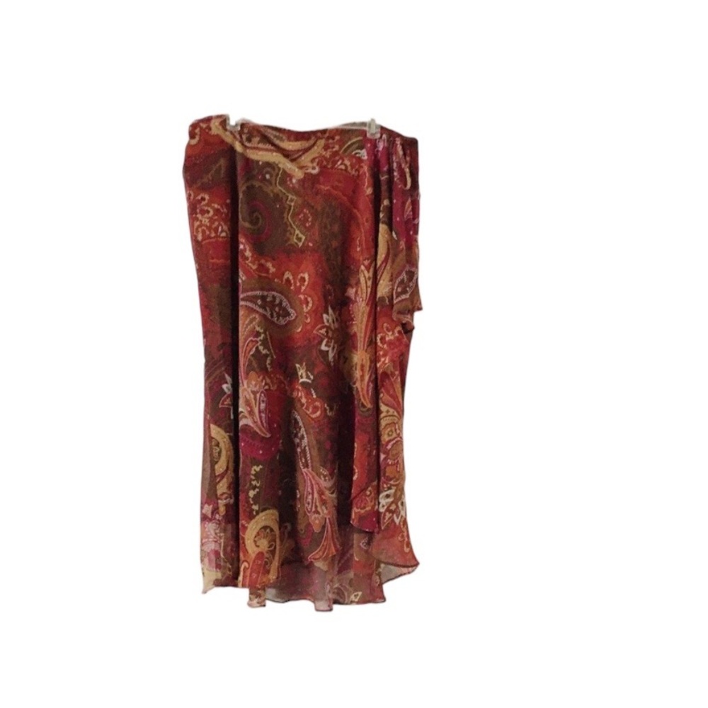 Coldwater Creek Multi Color Skirt Size PL